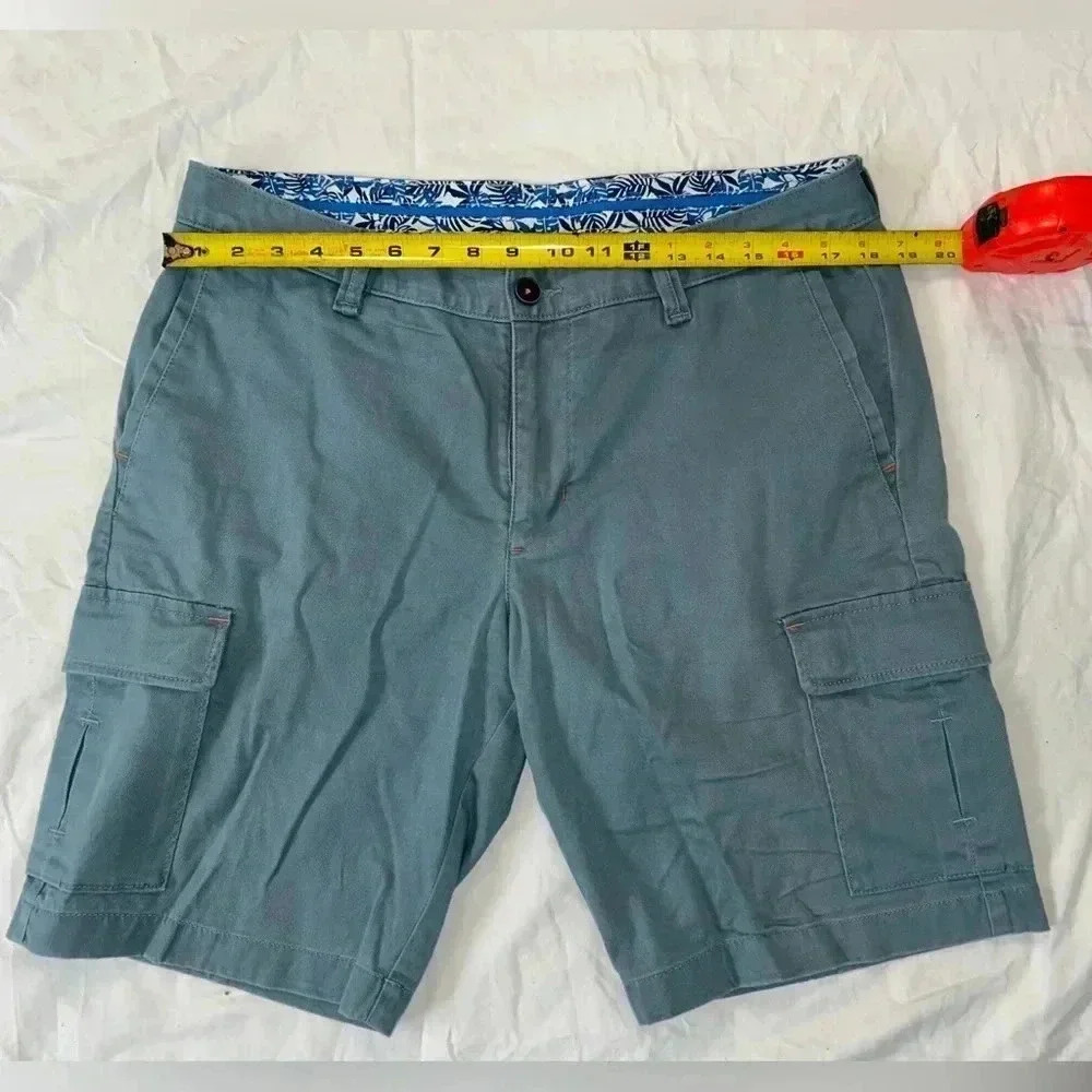 Tommy Bahama Men’s Size 34 10” Coastal Key Cargo Shorts Light Blue NWOT - Picture 5 of 10